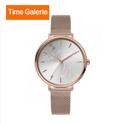 Hush Puppies Orbz HP.3876L.9505 Rose Gold Mesh Stainless Steel Band Women Watch
